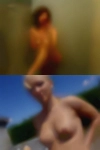 Busty naked woman